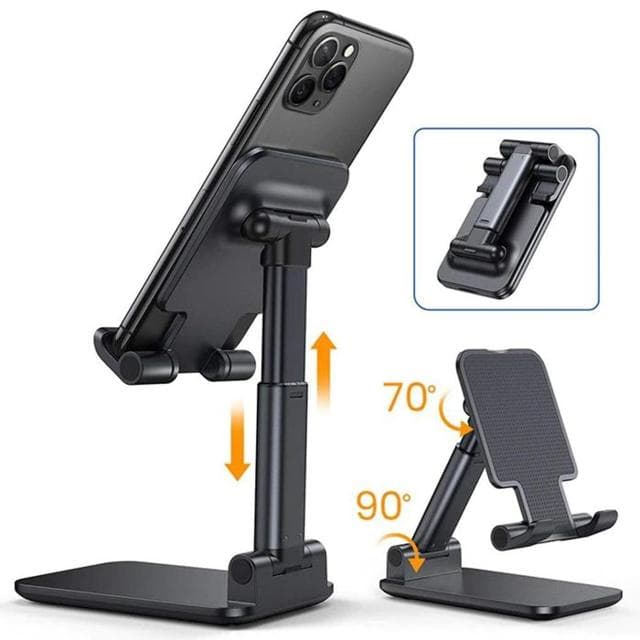 Suporte Dobrável de Mesa para Celular e Tablet