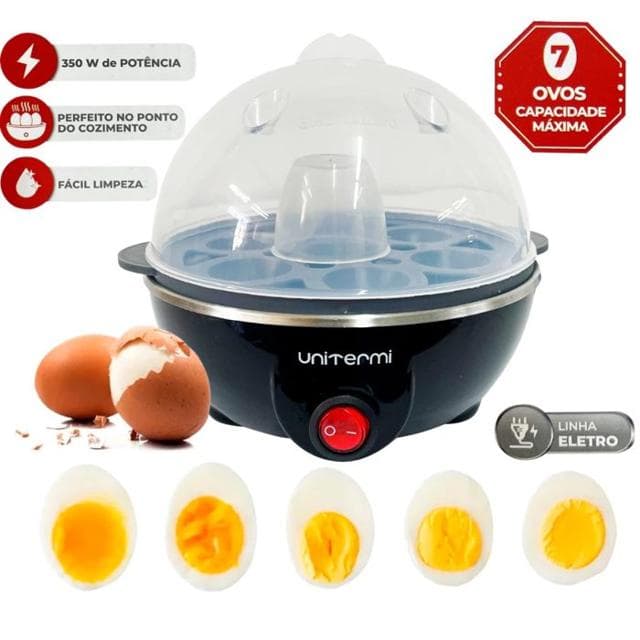 Cozedor Elétrico para até 7 Ovos