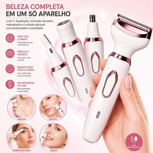 Aparador Elétrico Feminino 4 em 1 USB